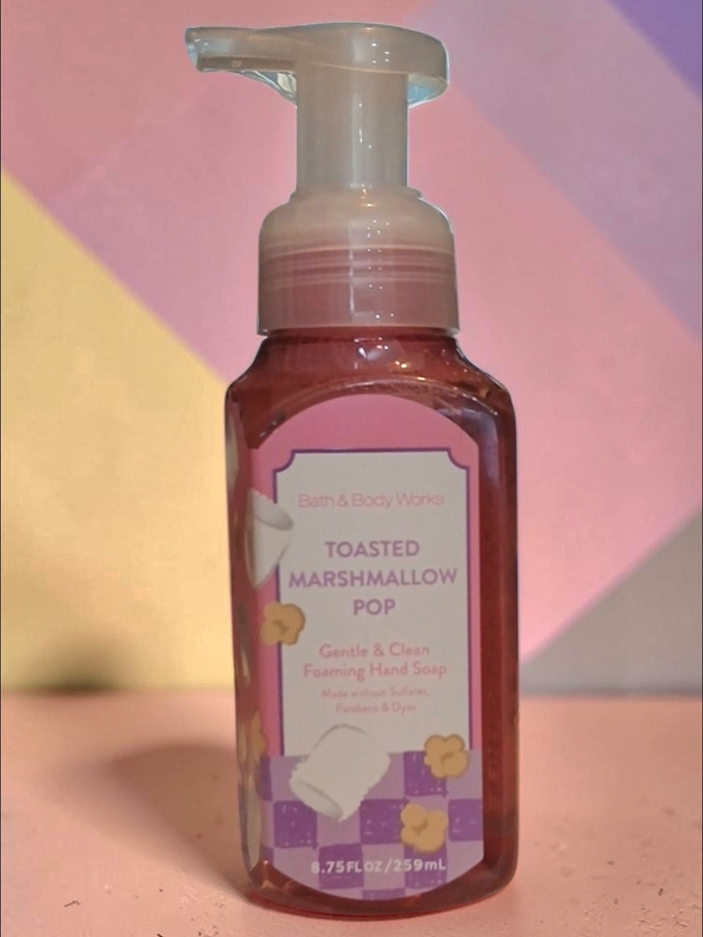 Bath & Body Works Toasted Marshmallow Pop Foaming Hand Soap - New
